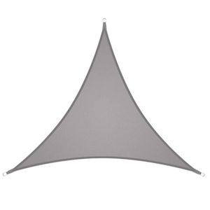 VOILE D'OMBRAGE Voile d'ombrage,Voile d'ombrage triangulaire 3x3x3M, guirlandes lumineuses LED, imperméable, romantique, chaud, tissu - Type Grey