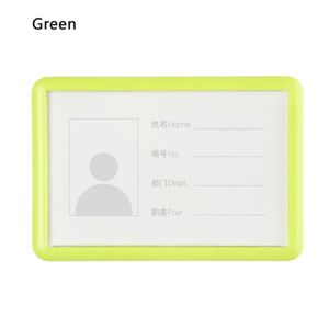 Customcard Porte-badge rétractable avec porte-badge Vert