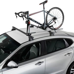 Porte-Vélo Fixation Fourche Toit Voiture - Compatible Vélo Route & VTT - Alu CNC Rapide