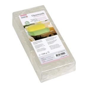 Kit de création savon Glycérine transparente écologique pour savons - 1,5 kg - Melt and Pour
