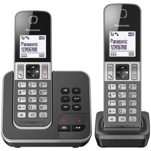 Téléphone fixe filaire amplifié +90db - Amplicomms 1580 Combo DUO avec  répondeur - Cdiscount Téléphonie