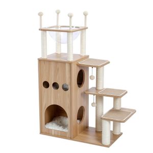 Arbre A Chat En Bois Cdiscount