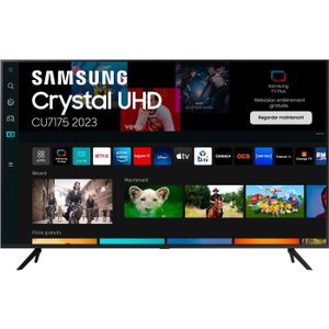 PACK TV LED ET ACCESSOIRES TV LED Samsung 43CU7175U Crystal 4K UHD Smart Tv 1