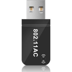 CLE WIFI - 3G Clé WiFi AC1300 Mbps, Adaptateur USB WiFi, Clé WiFi Double Bande (jusqu'à 867Mbps 5,8GHz - 400Mbps 2,4GHz), USB3.0 pour A43