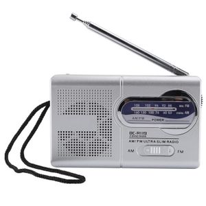 perfk Antenne Télescopique en Métal Partie 5 Haute Qualité Sonore pour La Télévision De Poche Radio AM FM 