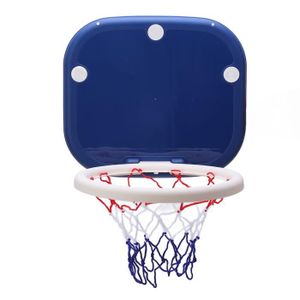 PANIER DE BASKET-BALL SURENHAP Panier de basket-ball d'intérieur Ensemble de cerceaux de basket-ball d'intérieur, pliable, mural, jeux Bleu