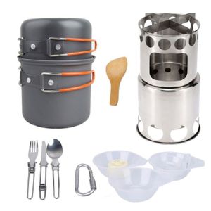 VAISSELLE CAMPING Camping Cookware Cuisinière Cuisine Camping Portab