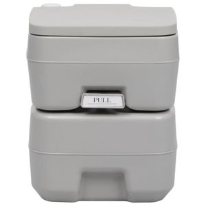 WC - TOILETTES ZHA Toilette portable de camping Gris 20+10 L