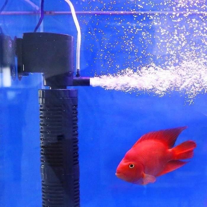 Molbory Petite pompe de filtration pour aquarium - 1000 l/h - 15 W -  Réglable - Filtre intérieur silencieux