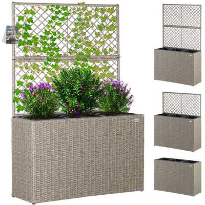 BENECREAT - Treillis En Acrylique En Forme De U Avec Attrape-soleil Cristal - Lot De 3 Tailles (205 à 310 Mm) Pour Plantes Grimpantes