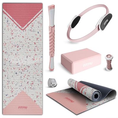 Disques coulissants de Fitness - Rose - 2 pièces - ABS et mousse EVA