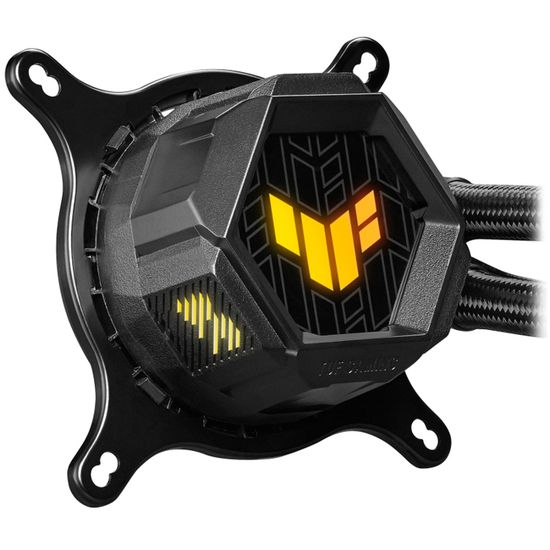 TUF Gaming LC 240 ARGB, refroidisseur liquide de CPU tout-en-un doté de Aura Sync et de deux ventilateurs de radiateur ARGB 120 mm