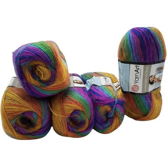 Lot De 5 Pelotes Laine Dégradée 45g - Fil Acrylique Doux 5 Brins - Pour Crochet Et Tricot (couleur : Gris)
