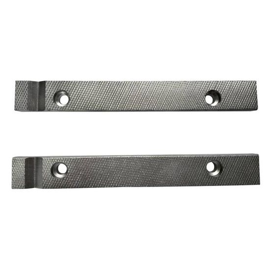 Jeu De 2 Mors Acier Avec Vis Pour Étaux - Mors 125 Mm, Qualité Pro Pour Atelier Solide