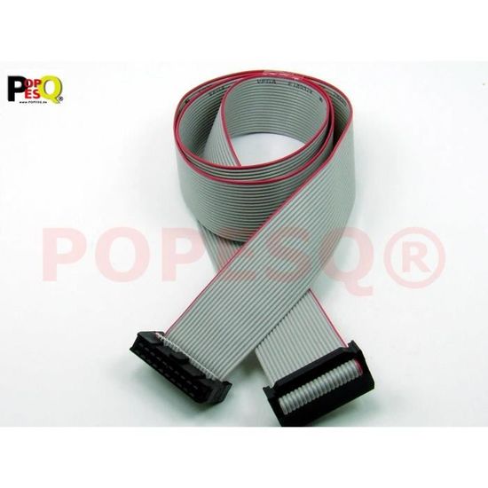 POPESQ IDC Flachbandkabel 40 Polig - 50cm Für Raspberry Pi & Elektronik