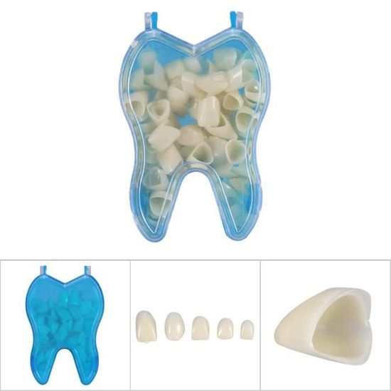 CWU Kit de couronnes temporaires dentaires résine 50pcs pour réparation des  dents et veneers 60299 - Cdiscount Au quotidien