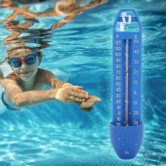 Compteur de température de piscine étanche, thermomètre de