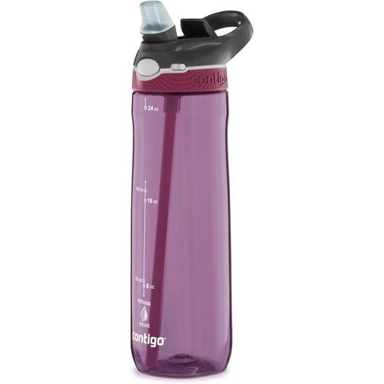Gourde Contigo Ashland 720 Ml - Paille Rabattable AUTOSPOUT, Anti-Fuite, Sans BPA, Pour Sport Et Bureau - 10