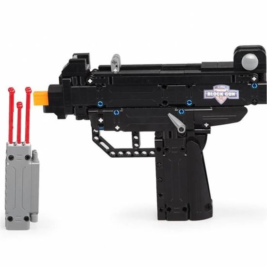 Pistolet G18 En Blocs De Construction - Modèle 1:1 Fonctionnel Avec Billes - Pour Adultes Et Collectionneurs