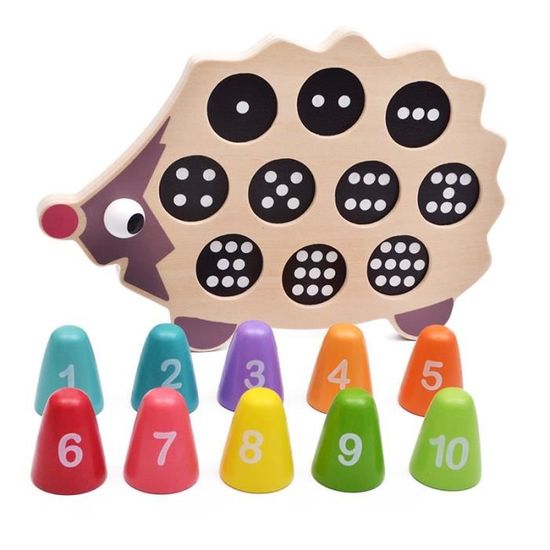 Bébé Jouet En Bois Domino Bloc Montessori Jouets Mathématiques En Bois Pour Enfants 3 4 5 6 7 8