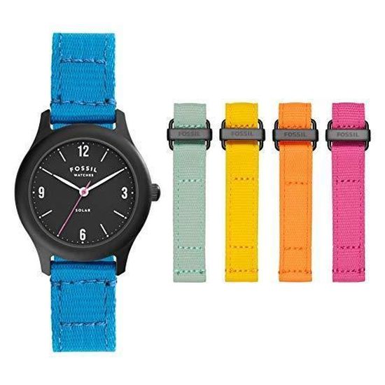 Coffret Montre Fossil homme acier cuir - Homme - modèle FS5251SET | MATY