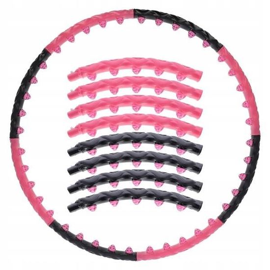 Joyfuntech Lot De 8 Cerceaux Hula Hoop Enfants Colorés 65cm - Démontables Pour Sport, Jeu Et Fitness