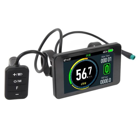 YIN Compteur LCD Pour Vélo électrique Vélo électrique LCD Mètre 5
