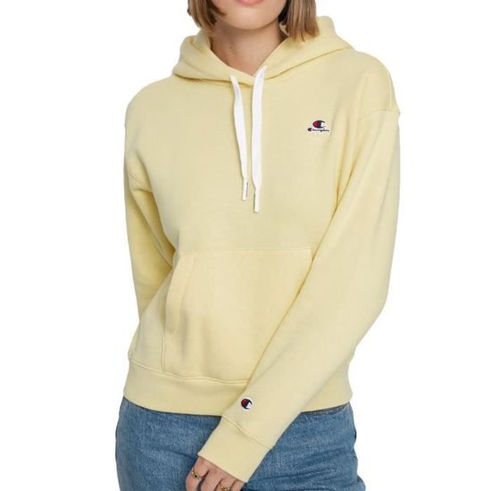 Sweat champion jaune femme store