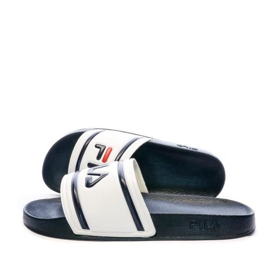 Claquettes Blanche Homme Fila Morro Bay Cdiscount Sport