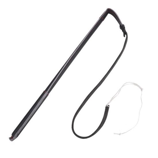 Fouet De Taureau 10 Pieds – 16 Tresses Cuir Peau De Vache – Personnalisé Noir – Neuf