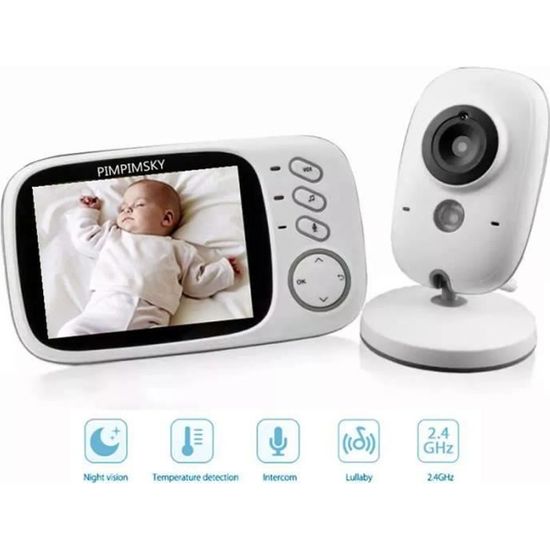 Pimpimsky Bebe Moniteur 4 5 Inches Lcd Couleur Babyphone Camera Video 2 4ghz Vocal Bidirectionnel Avec Feux D Avertissement Cdiscount Puericulture Eveil Bebe Pimpimsky Bebe Moniteur 4 5 Inches Lcd Couleur Babyphone Camera Video 2 4ghz Vocal Bidirectionnel Avec Feux D Avertissement Cdiscount Puericulture Eveil Bebe