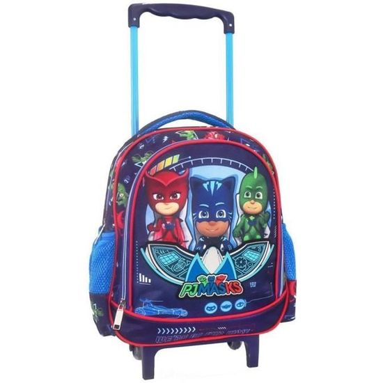 Sac a dos a roulettes maternelle Pyjamasques 31 CM Trolley PJ Masks Cdiscount Bagagerie Maroquinerie