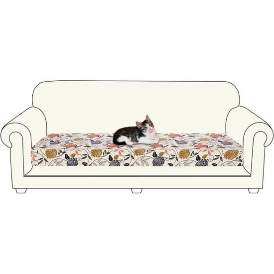 Sac De Siège / Canapé De Sol SITZOLO Hjh LIVING - Tissu Beige, Dimensions 140x100x72 Cm