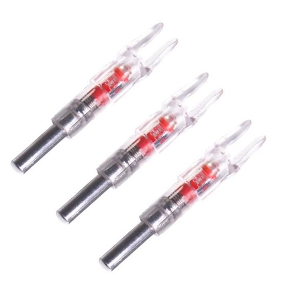 Encoches LED Pour Flèches De Tir à L'arc - Lot 6/12 Pièces, 6,2 Mm (Neuf)