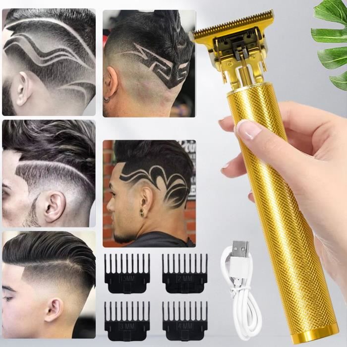 7MAGIC Tondeuses à Cheveux Hommes Rasoir Electriques, Kit de Coupe de Cheveux Rechargeable Sans Fil Clippers pour Hommes Enfants