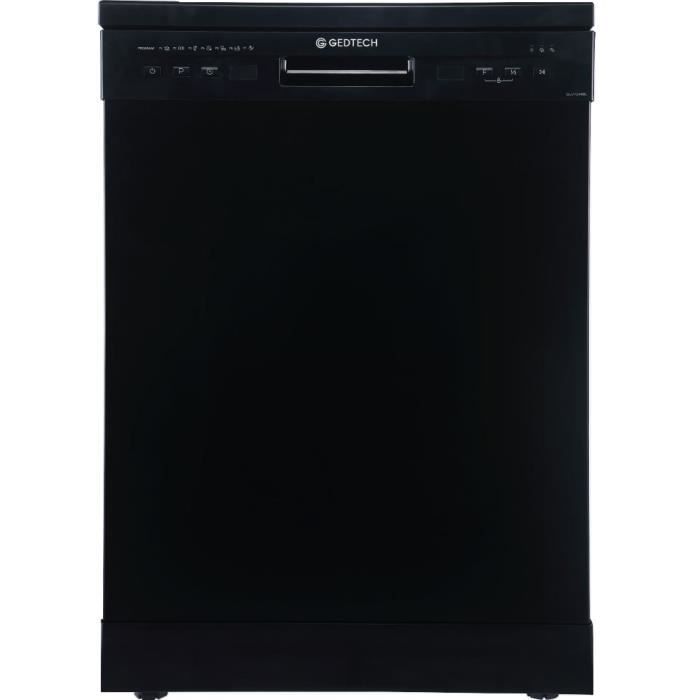 GEDTECH™ GLV1249BL - Lave-vaisselle posable - 12 couverts - 49 dB - Départ différé