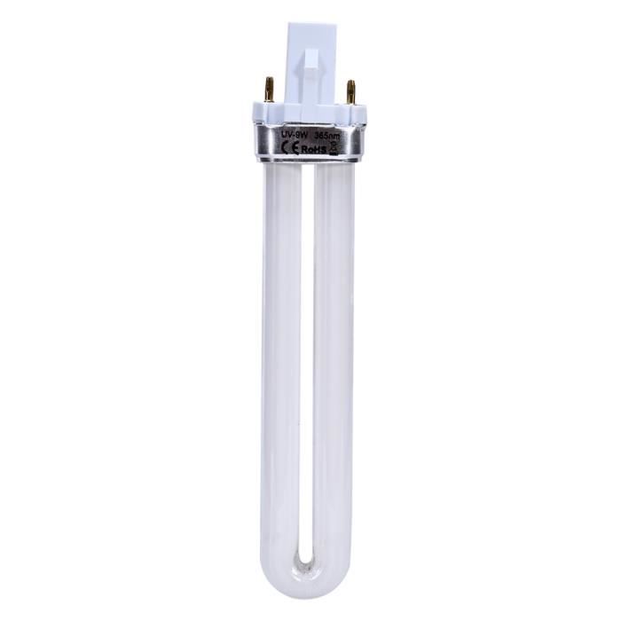 KIMISS Ampoules à ongles Tube de lampe UV de rechange pour ampoules à ongles 9W pour sèche-ongles