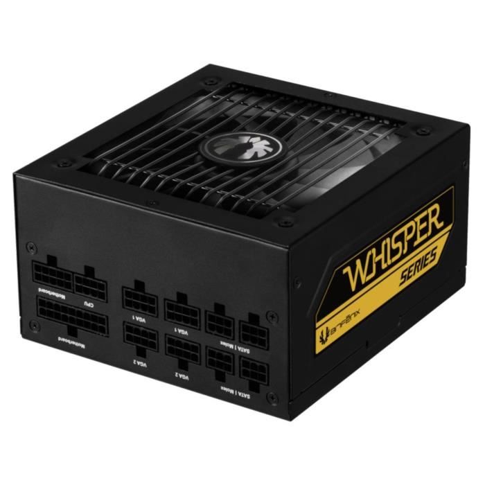 BitFenix Whisper M 850 - Alimentation (interne) - ATX12V 2.4 - 80 PLUS Gold - CA 100-240 V - 850 Watt - PFC active