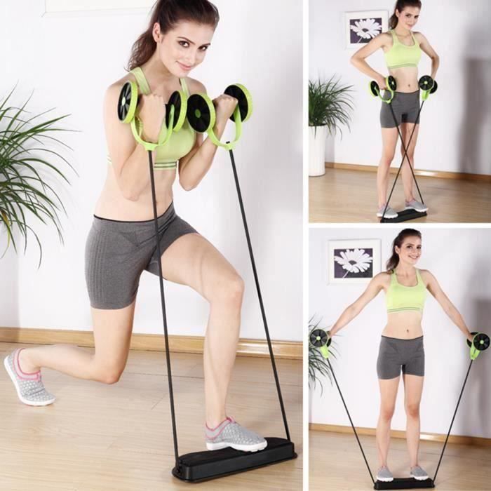 DUYAER Roue à abdos abdominale roulette abdominaux appareil de fitness exercice