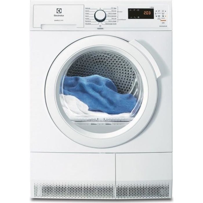 Sèche-Linge Frontal à Condensation ELECTROLUX EW6C4853SC