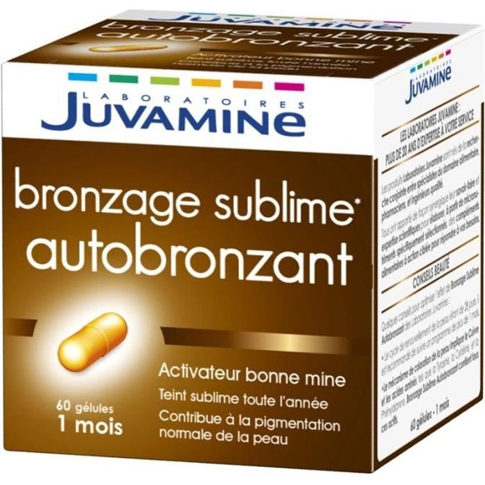 Juvamine Autobronzant Activateur Bonne Mine 60 gélules