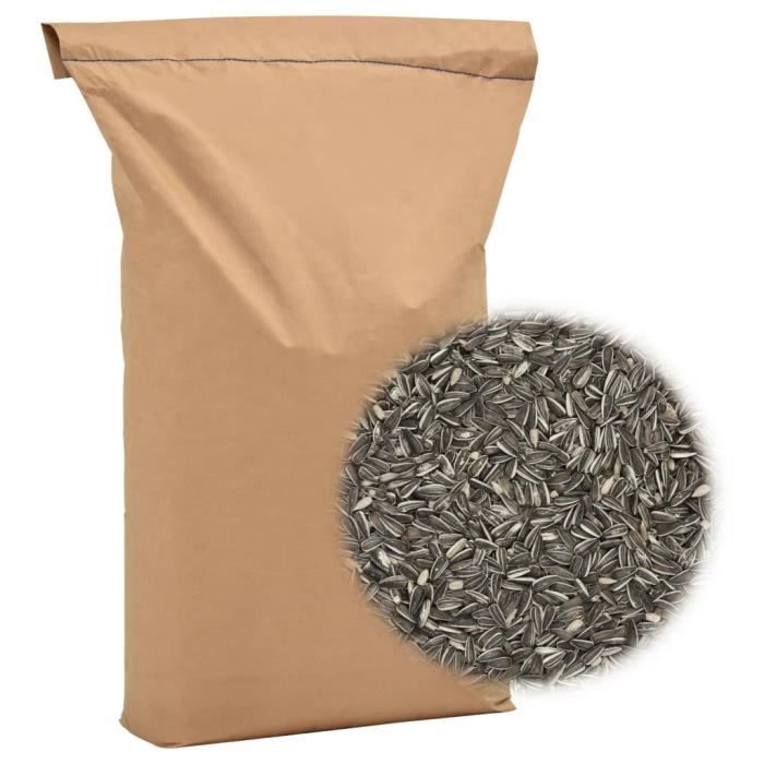 Nourriture pour oiseaux 25 kg Graines de tournesol-QIN