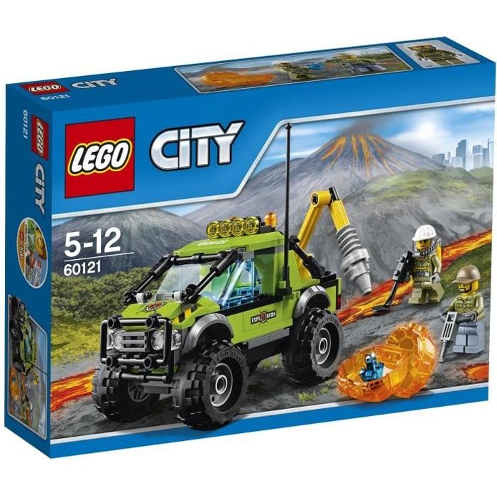LEGO® City 60121 Le Camion d'Exploration du Volcan