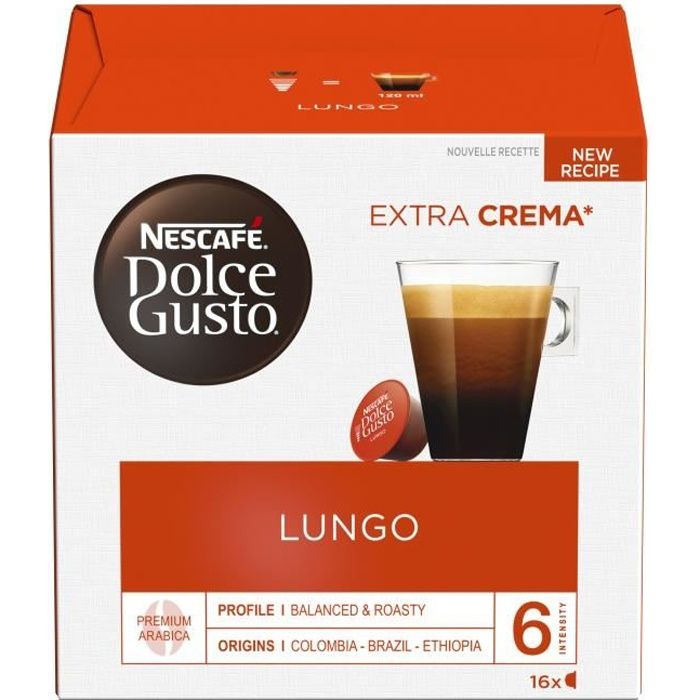 NESCAFE Café Dolce Gusto Lungo - 16 capsules