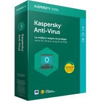 Kaspersky Anti-Virus - 2 Postes - 1 an