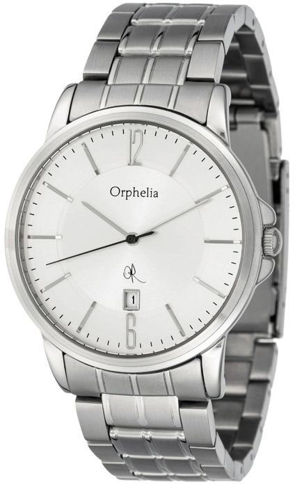 ORPHELIA - Montre Hommes - Quartz - Analogique - Bracelet en Acier inoxydable - Argent - 132-7708-88