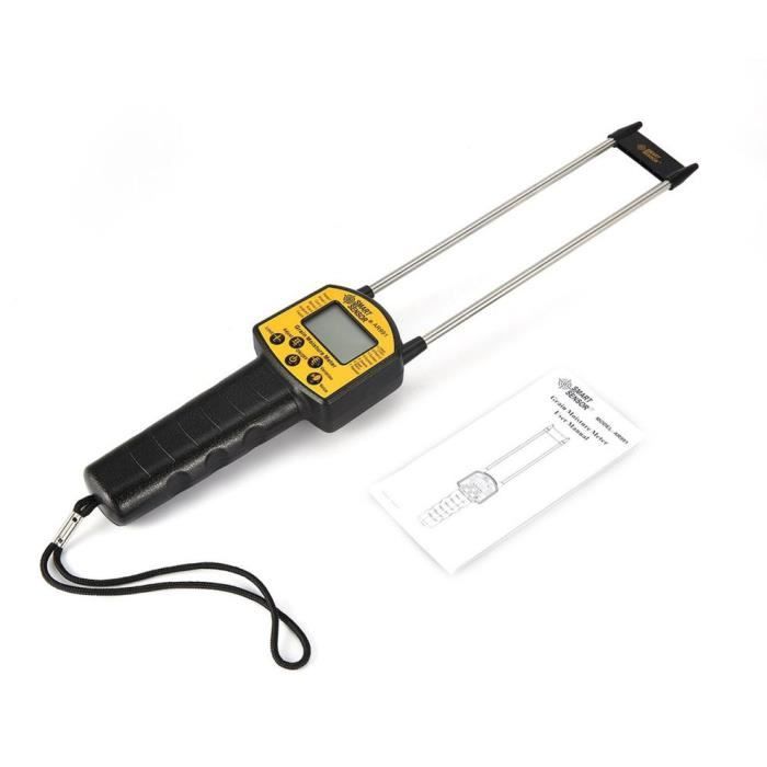 AR991 Humidimètre numérique professionnel pour grains de maïs, blé, grain de riz, noir