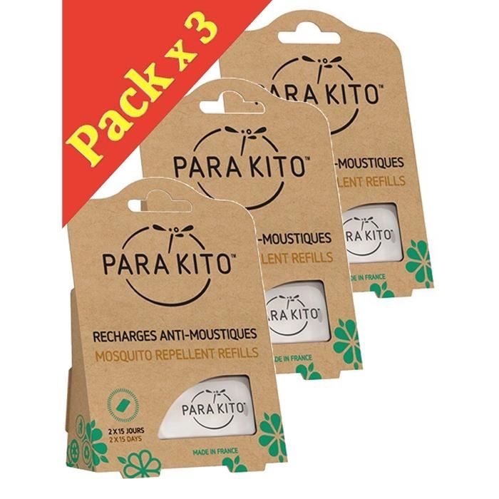 Parakito - PROTECTION ANTIMOUSTIQUE NATURELLE - Recharges Pa