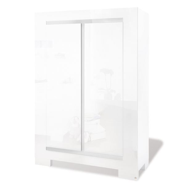 Armoire enfant Sky - blanc brillant