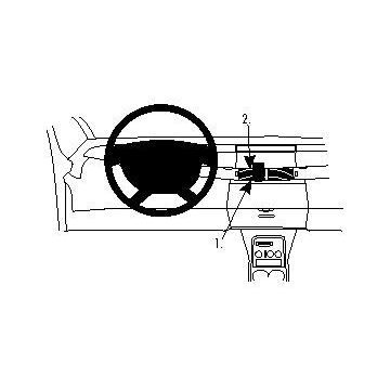 Fixation voiture Brodit Proclip Renault Espace